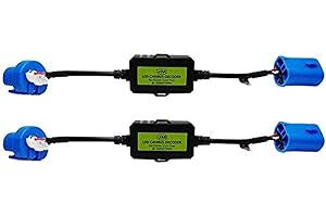 ANYCAR Led Headlight Decoder 9004 9007 880 P13W PSX24W PSX26W Canbus Resistor Anti-flicker Harness Headlight Bulb Decoder for LED Headlight Warning (9004/HB1)
