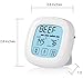 LUOYIMAN Meat Thermometer Kitchen Timer Digital Cooking Thermometer 100 Seconds Countdown Timer (White)