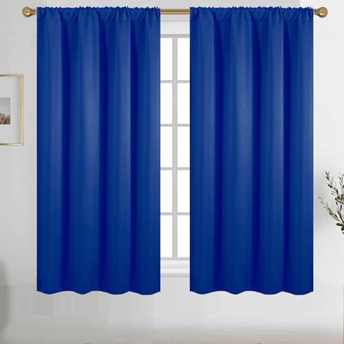 Diraysid Royal Blue Blackout Curtains