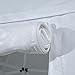 Abba Patio 10 x 15 ft Pop Up Heavy Duty Instant Canopy Commercial Portable Canopy with Sidewalls Enclosure, White
