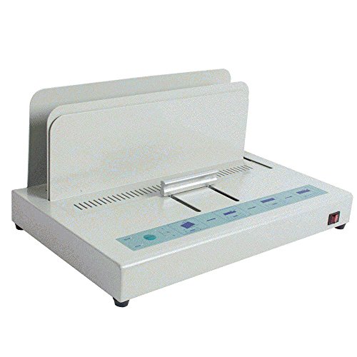 Thermal Binding Machine Desktop Manual Hot Melt Glue Book Binder Electric Binder Binding Machine (ONLY SHIP TO US) for Binding Books Albums Notebook Hard Cover - Thumbnail 2