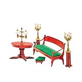 Innovative 3D-Puzzles Clever Paper - Furniture for Dollhouse - Sofa and Oval Table - Cardboard Set UMBUM