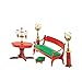 Innovative 3D-Puzzles Clever Paper - Furniture for Dollhouse - Sofa and Oval Table - Cardboard Set UMBUM