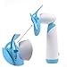 KLOUD City 2 Pcs Blue Personal Hand-held/Portable Battery Operated Mini Air Fan for Home and Travel Plus 1 pcs Reflective snap/pop Armband/Leg Band/ankleband/Tape/Strap