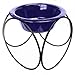 Platinum Pets Single Olympic Diner Feeder with Stainless Steel Dog Bowl, 50 oz, Purple