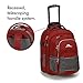 High Sierra Ultimate Access 2.0 Carry-On Wheeled Backpack, Brick Red/Mercury/Silver, One Size