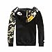 Griffith Nancy New Bathing Ape Bape Jacket Men Shark Head Full Zip Hoodie Sweater Jacket (Black, S)