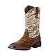 ARIAT Men's Sport Patriot Western Boot Antique Mocha Suede Size 15 W Us