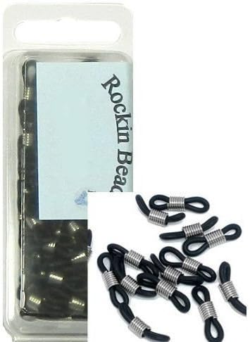 Holder Necklace ChainRockin Beads Brand, 80 Rubber Connectors for Eye Glasses