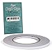 Angel Crafts Acid-Free Double Sided Tape: Easy Tear 2 Sided Glue Adhesive Tape, Double-Sided Tape for Scrapbook and Card Making - 1 Roll, 0.25 Inches by 55 Yards by .09mm