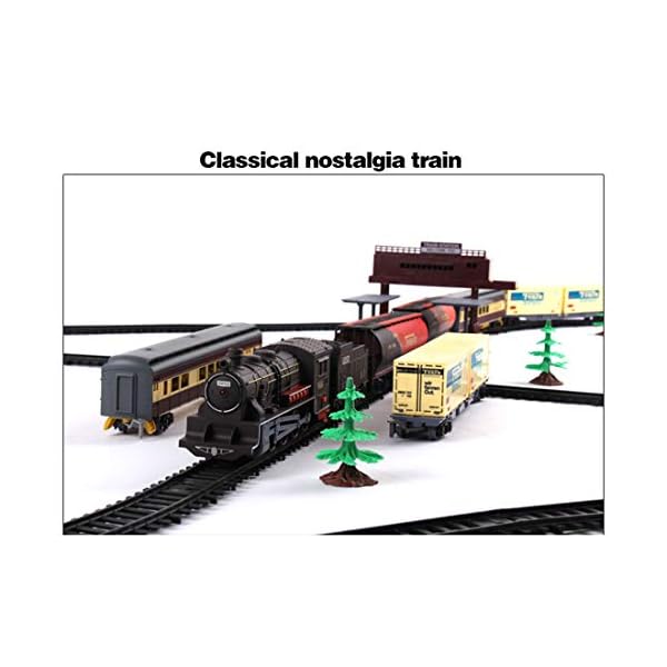 Seciie 1/87 Modelleisenbahn Set, Spur H0 Modelleisenbahn Lokomotive H0 Zug Modell für Modellbahn Einsteiger – Bild 5