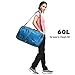 Gonex 60L Packable Travel Duffle Bag Foldable Duffel Bags for Luggage Gym Sports Camping Travelling Cycling Storage Shopping Water & Tear Resistant Blue