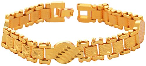 Handicraft Kottage Gold Plated Chain Bracelet For Men (Sbr 005)