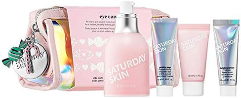 Saturday Skin Eye Candy: Wide Awake Brightening Eye Cream, Rub-A-Dub Refining Peel Gel,