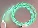 New Tech Junkies Candy Flow Moving EL Light-UP Flow led USB Data Charger Cable for iPhone X 8 7 6 5s (Green)