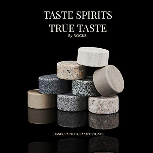 Whiskey Chilling Stones & Kentucky Bourbon Barrel Aged Coffee Gift Set - 6 Handcrafted Granite Round Rocks & Hardwood Storage Tray - Medium Dark Roast 4oz Tasting Bag for Specialty Coffee Lovers! - Image 7