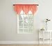 No. 918 Erica Crushed Sheer Voile Ascot Beaded Curtain Valance, 51