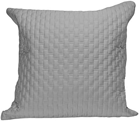 Amazon Com Bliss Villa Bamboo Euro Pillow Sham Platinum Home