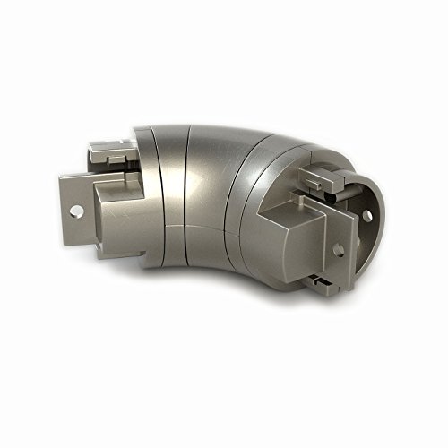 0-60-degree Universal Stair Bend, Matte Nickel Finish, for Promenaid Handrail System Only