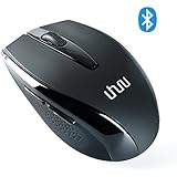 UHURU Bluetooth Mouse, Wireless Portable Optical Mouse with 5 Buttons for Laptop, Notebook, Tablet, Mac, PC-Improved Version 3.0