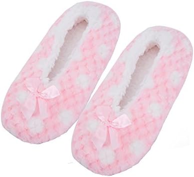 FRALOSHA Womens Slipper Socks Plush Slippers Super Soft Warm Super Soft Winter Slipper Warm Cozy Fuzzy Lined Slipper