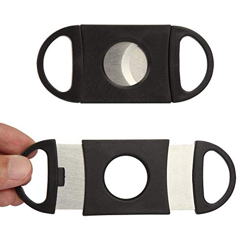 2PK Cigar Gift Set Guillotine Cigar Cutter and Cigar Punch Keychain