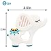 Big spinach Natural Silicone Baby Teething Toy 100% Infant Safe Chewable Silicone Baby Teether Baby Elephant (White)