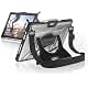 URBAN ARMOR GEAR UAG Microsoft Surface Pro 6/Surface Pro 5th Gen/Surface Pro 4 Feather-Light Rugged [Black] Aluminum Stand Military Drop Tested Case