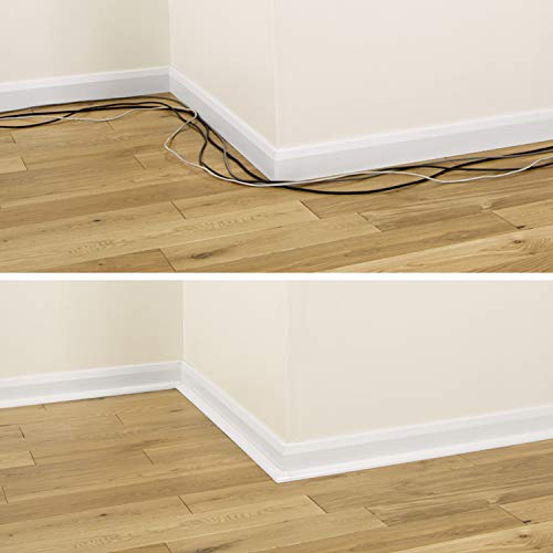 DLine Quarter Round Cable Raceway Popular Baseboard Molding
