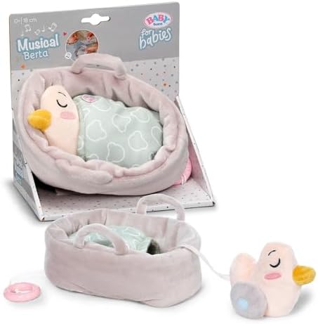 for Babies Spieluhr Berta 18 cm mit Musikmodul, waschbar