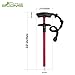 Booms Fishing R2 Hook Remover Aluminium Squeeze-Out Fish Hook Tools 10 Inches Red