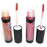 LA GIRL 2 LIP GLOSS GLG833 Fleur + GLG834 Bazaar MATTE FLAT FINISH PIGMENT PAINT SUPER INTENSE COLOR + FREE EARRING