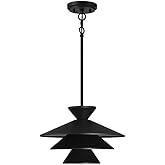 Meridian M70096MBK Pendant, 1-Light 60 Watts, Matte Black