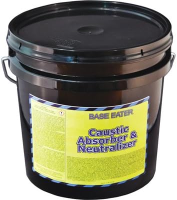 Base Eater Caustic Absorber and Neutralizer - 10-Lbs. 2-Gal. Pail, Model Number 4903-002