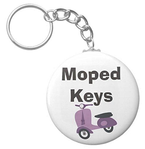 A&T Designs Moped Keys 2.25â€ Keychain