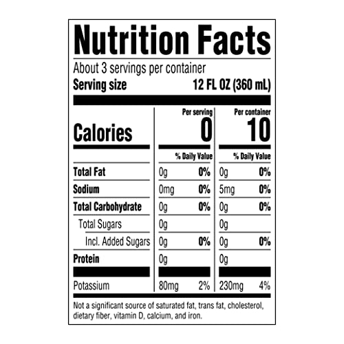 AMAZON GROCERY, ZERO SUGAR TONIC WATER, 33.8 OZ