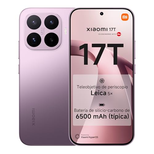 17T Smartphone de 12+256GB Violeta Teleobjetivo Leica 5X
