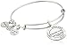 Alex and Ani Healing Love Expandable Rafaelian Silver Bangle Bracelet