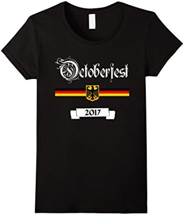 Womens Octoberfest 2017 T Shirt for Man Medium Black