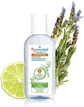 Puressentiel Purifying Antibacterial Gel 80 ml with 3 Essential Oils, Non-drying formula with Aloe Vera - Image 3