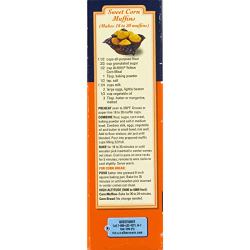 Albers Yellow Corn Meal, 20-Ounce Box