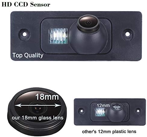 18mm lens reversing camera,1000TV Lines Starlight Super Pro Lens Backup Camera Replacement for Golf Variant MK4/5/Tiguan/Touareg/Polo 3C/Jetta/Passat/Sharan/Skoda Scirocco Fabia/Audi TT 8J /Cayenne