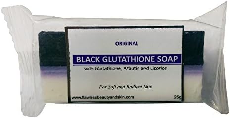 6 Bars of Authentic Glutathione &amp; Arbutin/Licorice Black &amp; White Soap - Whitening &amp; Bleaching Beauty Bar - SAMPLE SIZE