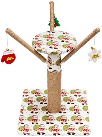 Hommoo 18" Cat Tree Small Cat Tower - for Kittens Cats Climb Scratch Post Play House