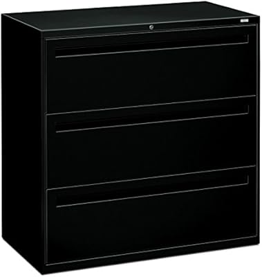 Amazon Com Hon 793lp 700 Series 42 By 19 1 4 Inch 3 Drawer Lateral File Black Furniture Decor