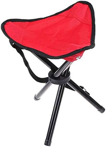 Portable Tripod Stool Folding Lightweight Chair Heavy Duty Foot Rest Seat for Outdoor Camping Walking Hunting Hiking Fishing Travel