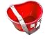 Zenport Red Strap 22 Quart Plastic Kidney Shaped Picking Pail AG430R Bucket with Stra primary