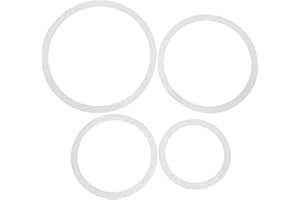 DOITOOL 4 Pcs Drum Dampeners Drum Mute Pads for 10/12/14/16 Inch Muffler Rings for Noise Control and Enhanced Sound