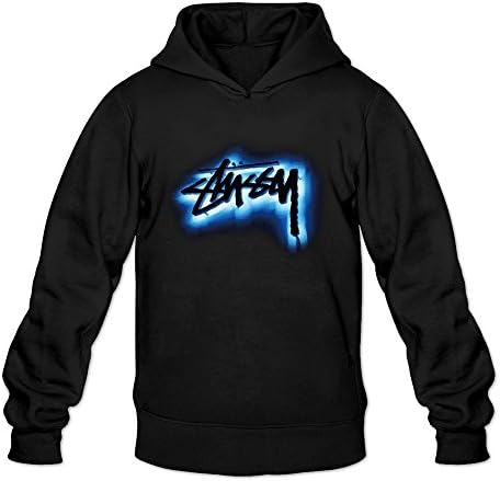 HEDONE Men's Stussy Lights Hoodie Black L