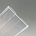 Wall Mount Acrylic Sign Holder,Price Card Tag Label Counter Top Stand with 3M Adhesive Tape,20pcs/lot (Paper size 120x80mm)
